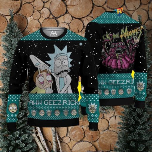 Monster Christmas Rick And Morty Naughty Xmas Sweater