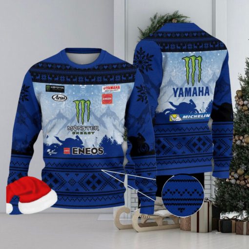 Monster Energy Yamaha MotoGP Racing Moto Ugly Christmas Sweater For Men And Women