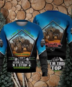 Monster Truck Driver 3D All Over Printed Shirts 3D Ugly Sweater Christmas Gift Sweater