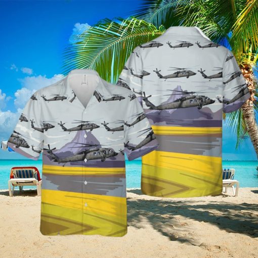 Montana Army National Guard 189th Aviation Regiment HH 60M Black Hawk Hawaiian Shirt Men And Women Gift Floral Beach