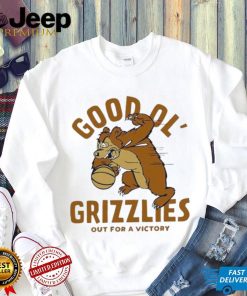 Montana Good Ol Grizzlies Vintage Basketball Out For A Victory Shirt