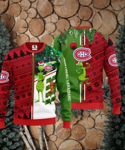 Montreal Canadians Grinch & Scooby doo Christmas Ugly Sweater