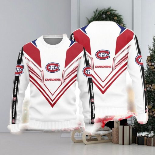 Montreal Canadiens Basic Knitted Ugly Christmas Sweater AOP Gift For Men And Women