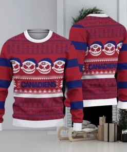 Montreal Canadiens Christmas Reindeer Pattern Ugly Sweater For Men Women