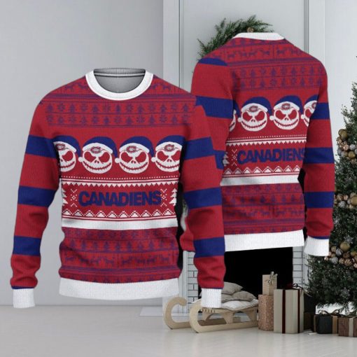 Montreal Canadiens Christmas Reindeer Pattern Ugly Sweater For Men Women