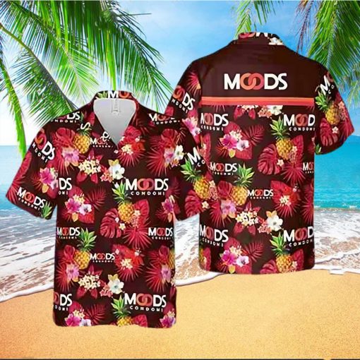 Moods Condoms Summer Tropical Hawaiian Shirt