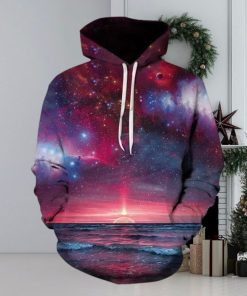 Moon Sky Galaxy 3d All Over Print Hoodie