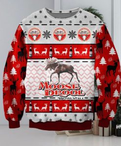 Moose Drool 3D Ugly Christmas Sweater Christmas Gift