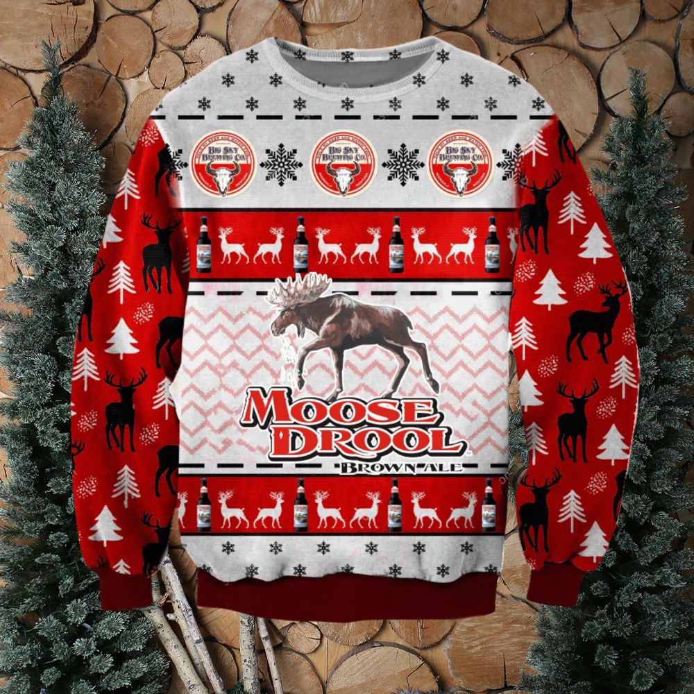 Christmas on sale sweater moose