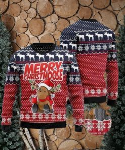 Moose Merry Ugly Christmas Sweater Style Gift For Men And Women