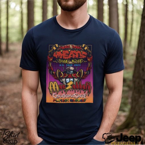 More Than Meats The Eye Mac Sabbath Cybertronic Spree Playboy Manbaby Us Tour 2023 T shirt