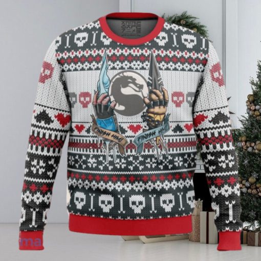 Mortal Kombat Finish Him Ugly Sweater Christmas Style Gift For Men And Women