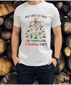 Most Likely To Dance Like Snoopy At The Christmas Party Shirt