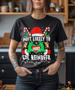 Most likely to Shoot the Reindeer Christmas 2023 Shirt