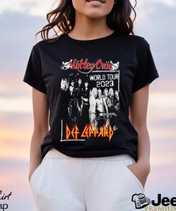 Motley Crue Def Leppard World Tour 2023 Limited Shirt