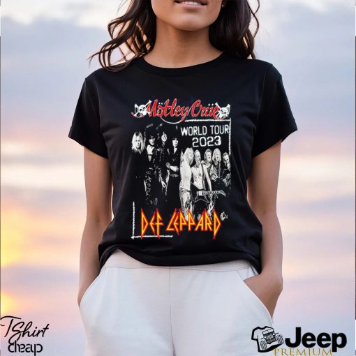 Motley Crue Def Leppard World Tour 2023 Limited Shirt