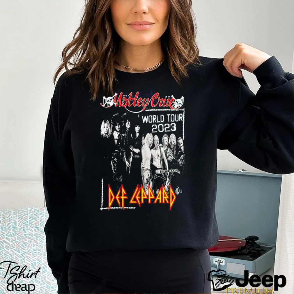 Motley Crue Def Leppard World Tour 2023 Limited Shirt - teejeep