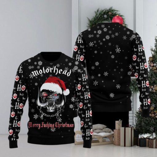 Motorhead Merry Fucking Christmas Ho Ho Ho Ugly Sweater