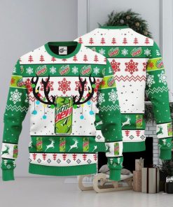 Mountain Dew Reindeer Ugly Christmas Sweater