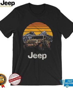 Mountain Range Jeep Sunset Shirt