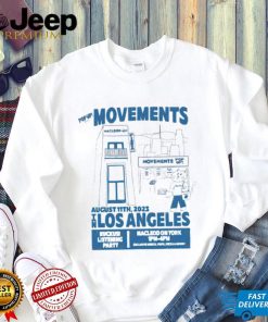 Movements Popus With Movements August 11Th 2023 In Los Angeles T Shirt