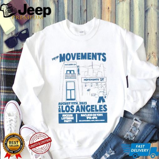 Movements Popus With Movements August 11Th 2023 In Los Angeles T Shirt