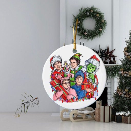 Movie Characters Christmas Ornament, Custom Family Ornaments