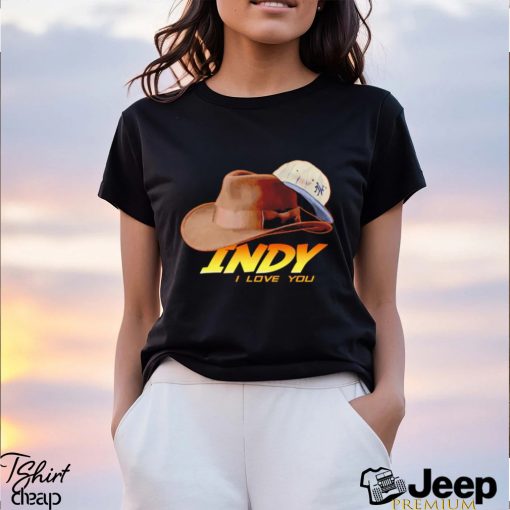 Mr Jones Indy I love you shirt