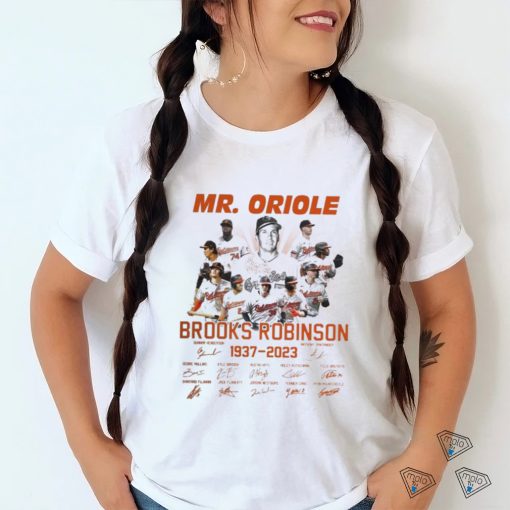 Mr Orioles Brooks Robinson 1937 2023 Signatures Shirt