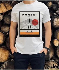 Mumbai India Bandra Worli Sea art shirt