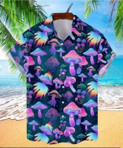 Mushroom Amazing Short Sleeve Aloha Hawaiian Shirt Summer Gift For Men And Women