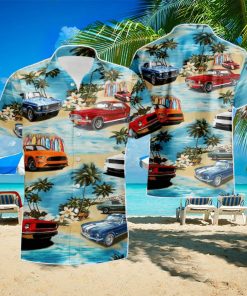 Mustang Car Hawaiian Shirt Short