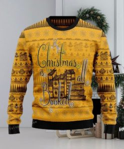 My Christmas Is All Booked Womens Ugly Sweater