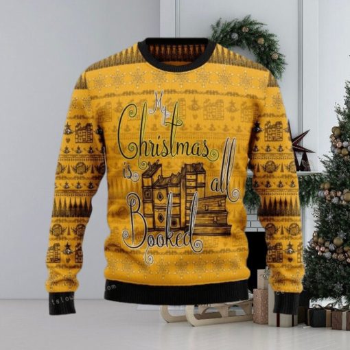 My Christmas Is All Booked Womens Ugly Sweater