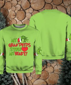 My Grandkids Stole My Heart Christmas Sweatshirt