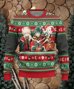 My Hero Academia Anime Xmas Ugly Christmas Sweater Gift For Men Women