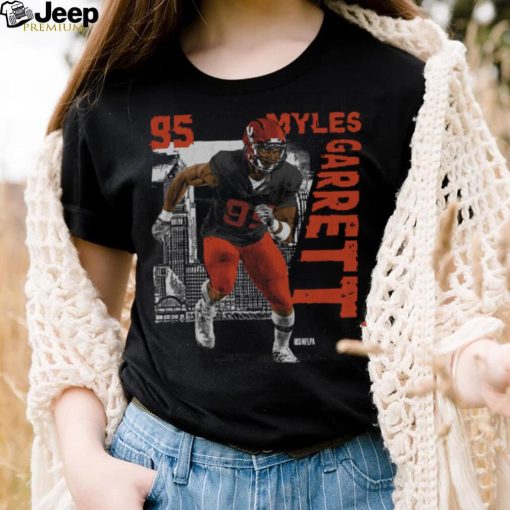 Myles Garrett Cleveland Player Name WHT Shirt