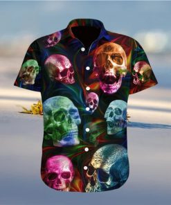 Mysterious Skull Commands Attention Hawaiian Shirt
