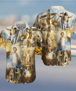 Whole Life Of Jesus Unisex Hawaiian Aloha Shirt