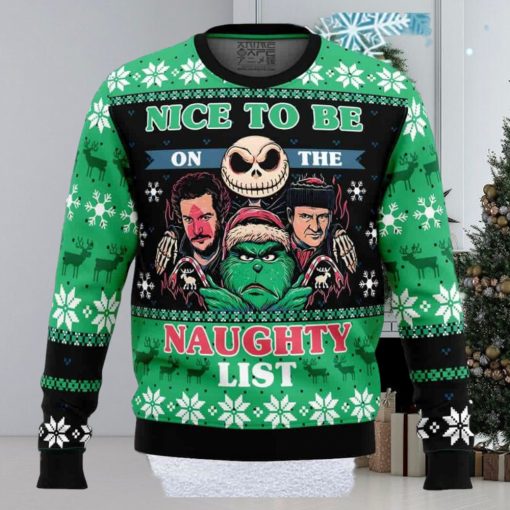 NAUGHTY LIST CLUB POP CULTURE UGLY CHRISTMAS SWEATER