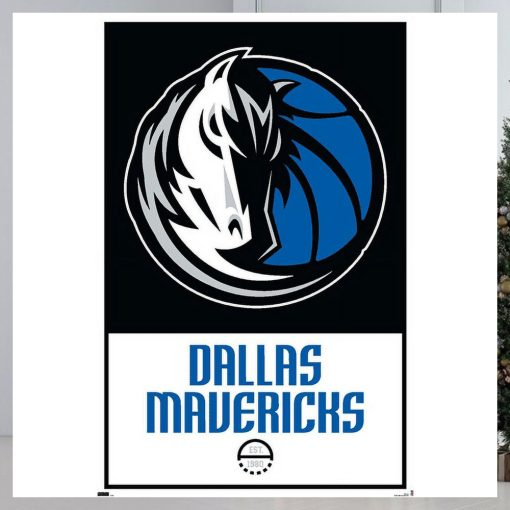 NBA Dallas Mavericks   Logo 21 Wall Poster