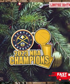 NBA Finals Champions 2023 Denver Nuggets Trophy Christmas Tree Decorations Ornament