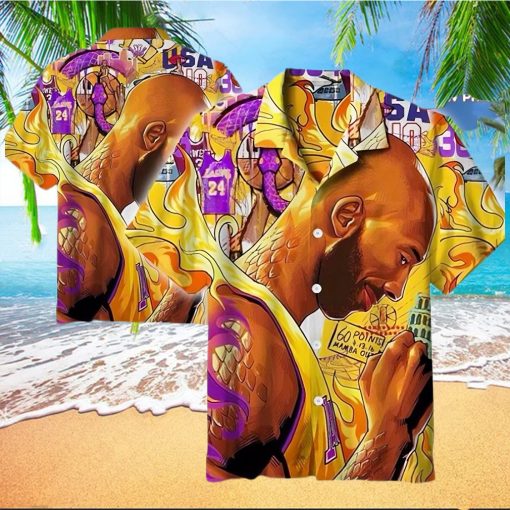 NBA Kobe Bryant Painting Hawaiian Shirt