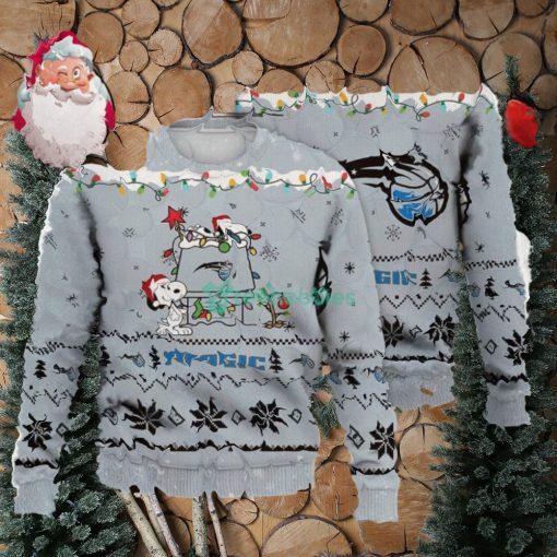 NBA Orlando Magic Silver Snoopy Christmas AOP Sweater