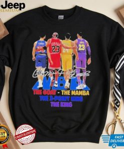 NBA Players The Goat The Mamba The 3 Point King, The King Signatures Shirt