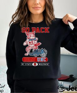 NC State Wolfpack Go Pack Beat UNC Tar Heels Shirt