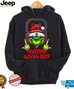 NC State Wolfpack Grinch middle finger haters gonna hate shirt