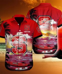 NC State Wolfpack NCAA Collection Custom Name Men And Women Sports Teams Hawaiian Shirt Gift