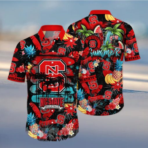 NC State Wolfpack NCAA Floral Classic Full Print Hawaiian Shirt