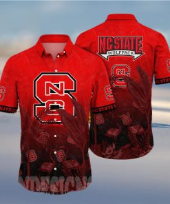 NC State Wolfpack NCAA Floral Full Printed Hawaiian Shirt